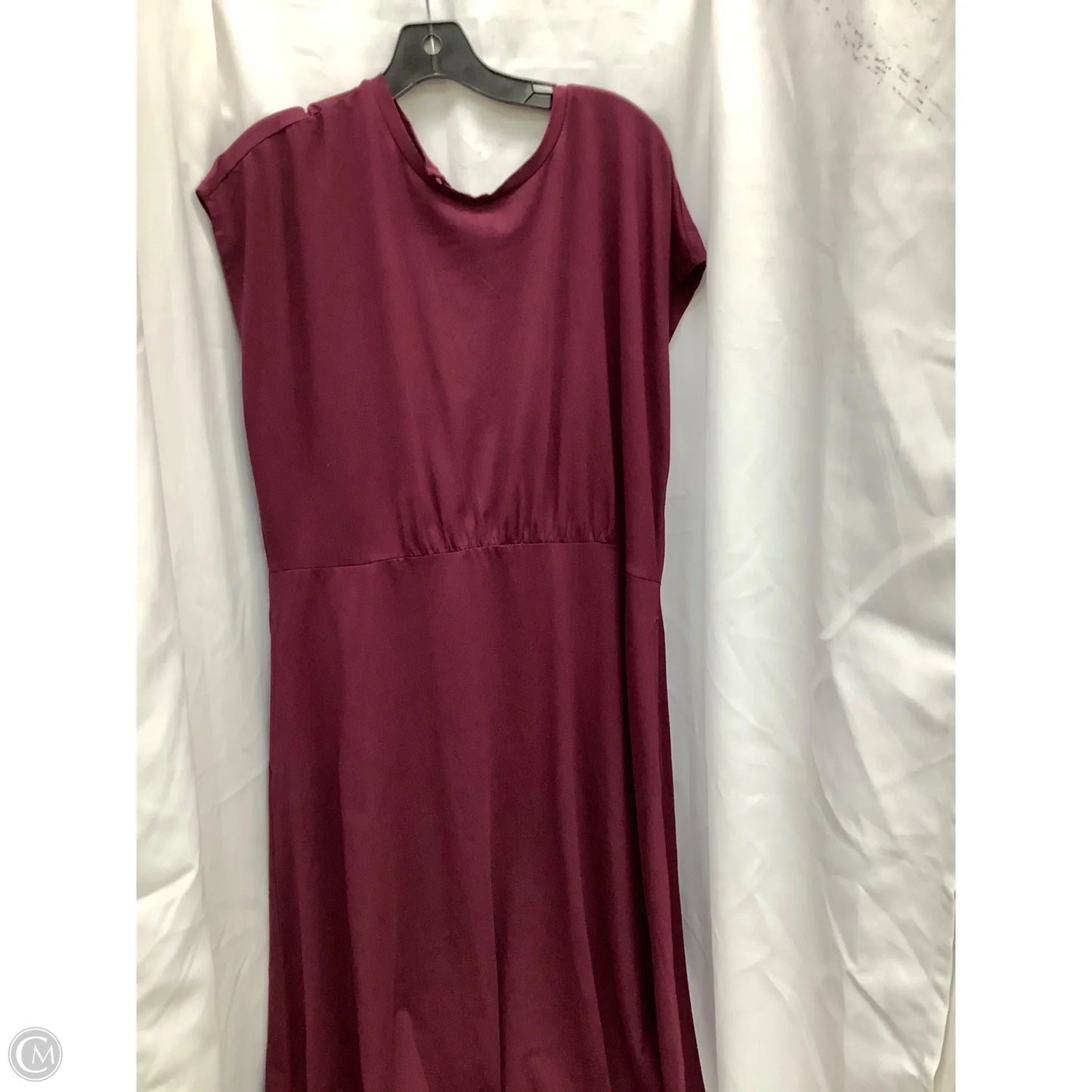 Dress Casual Maxi By Loft In Maroon, Size: Xxl