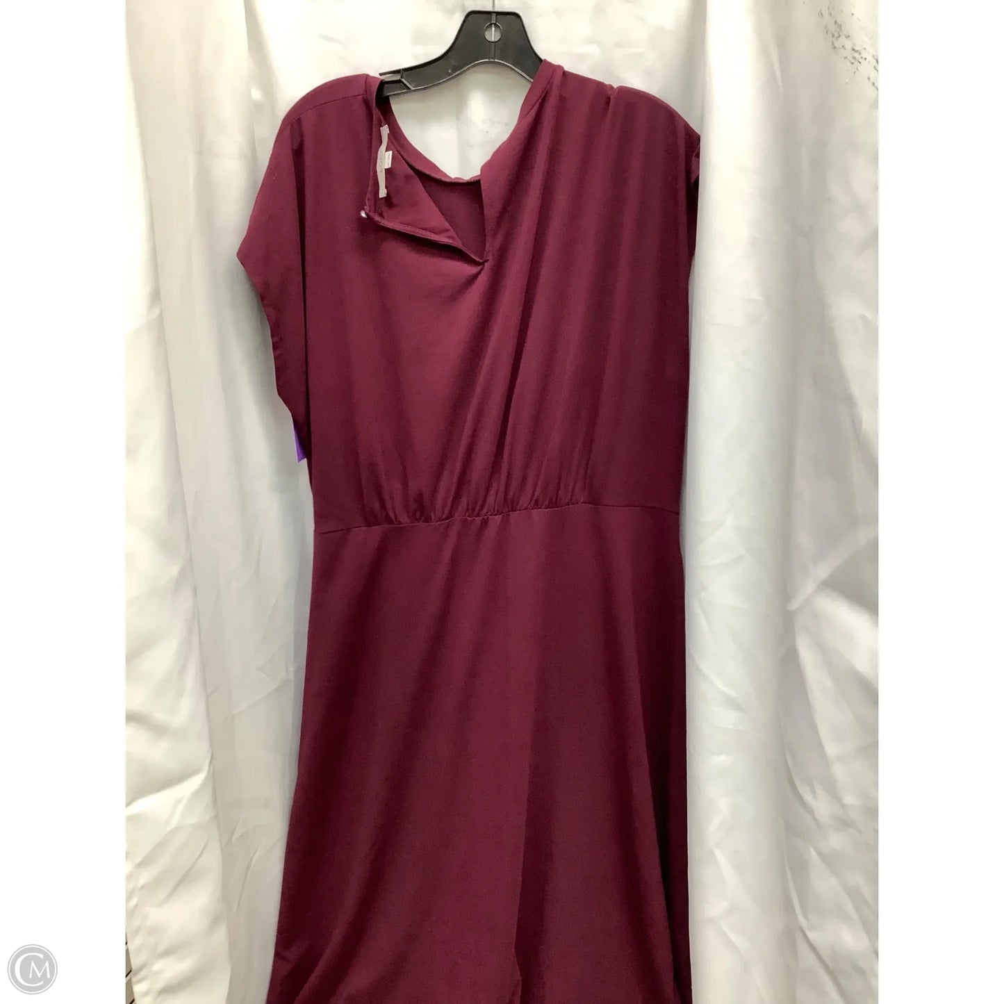 Dress Casual Maxi By Loft In Maroon, Size: Xxl