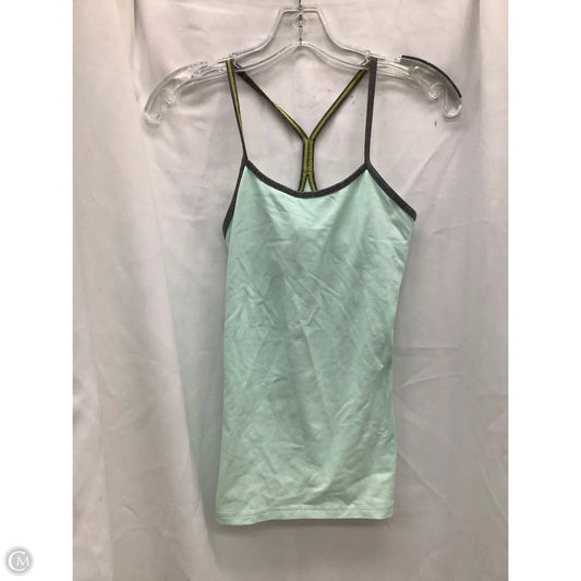 Athletic Tank Top By Lululemon In Teal, Size: 4