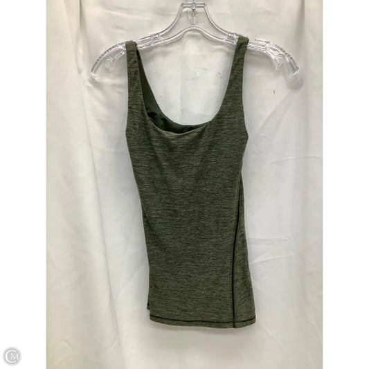 Athletic Tank Top By Lululemon In Green, Size: 4