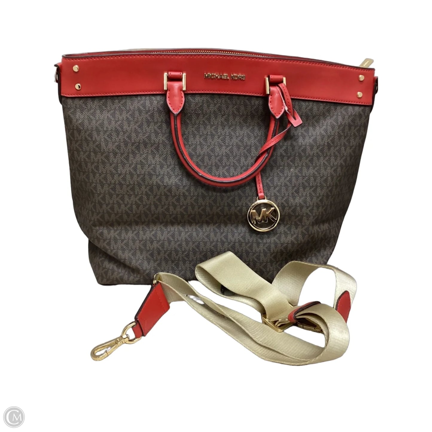 Tote Designer By Michael Kors, Size: Large