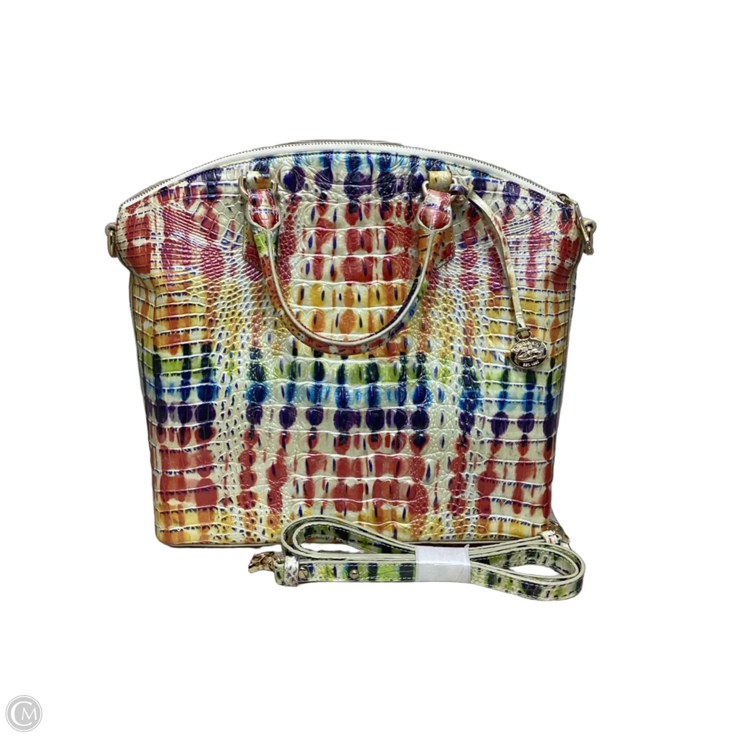 Handbag Designer By Brahmin, Size: Large