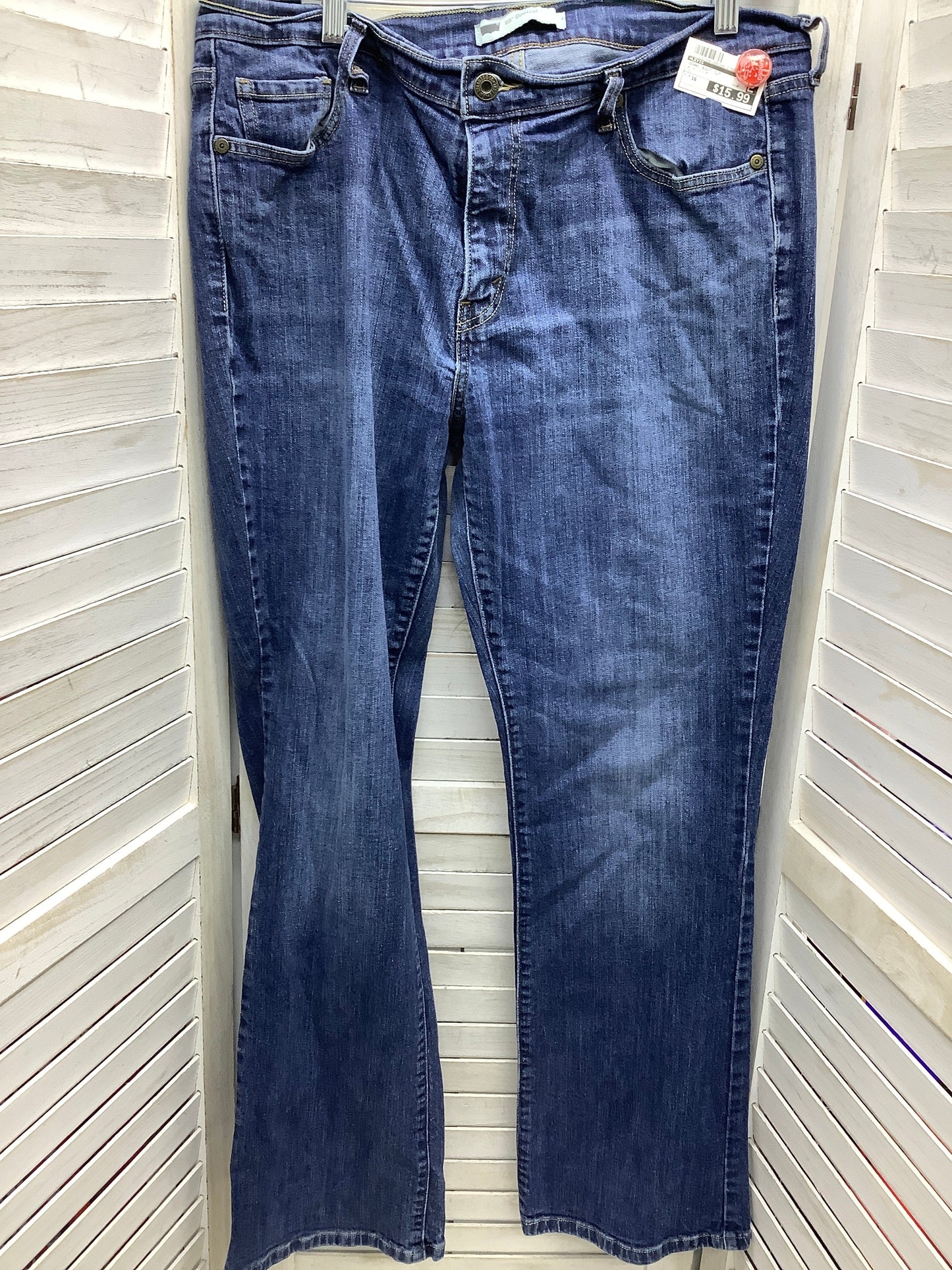 Blue Denim Jeans Boot Cut Levis, Size 16