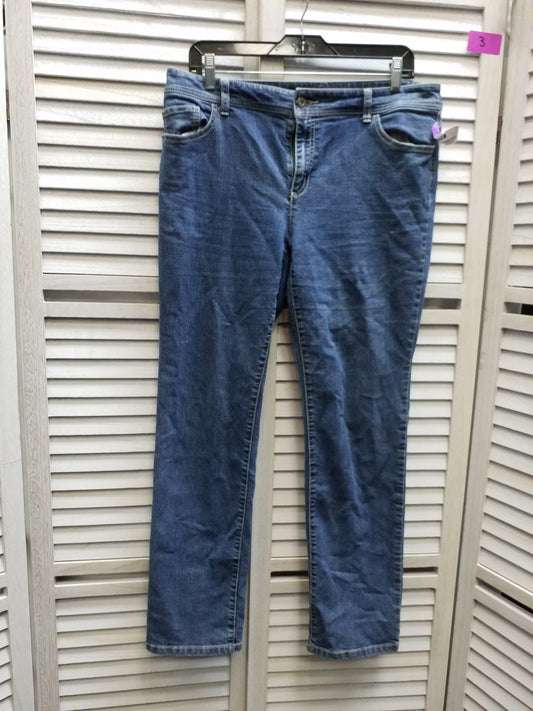 Blue Jeans Boyfriend Chicos, Size 10