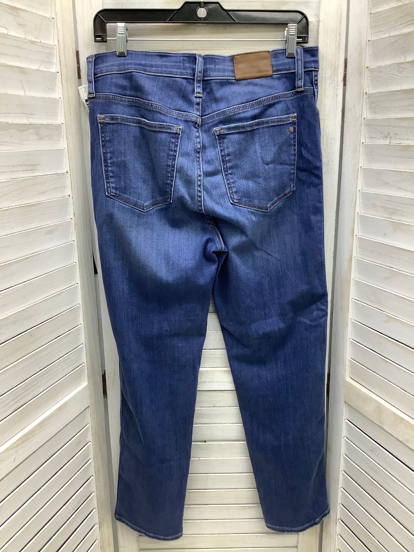 Blue Denim Jeans Straight Madewell, Size 2