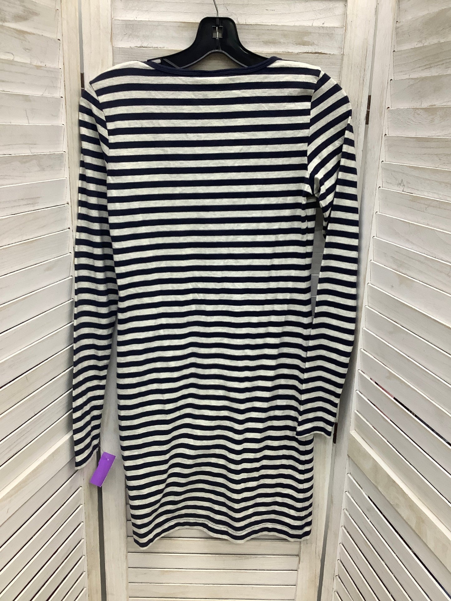 Striped Pattern Dress Casual Midi H&m, Size S