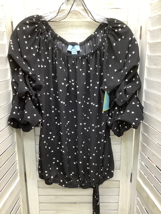 Black Top Long Sleeve Cece, Size L