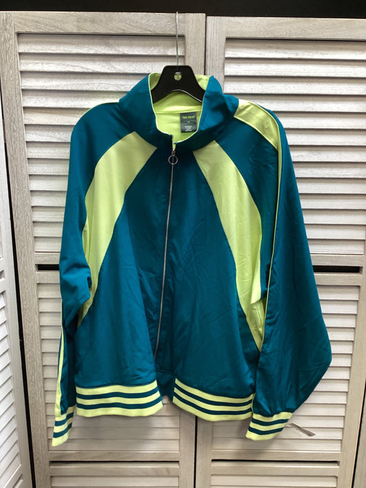 Athletic Jacket By Tek Gear In Teal, Size: 2x