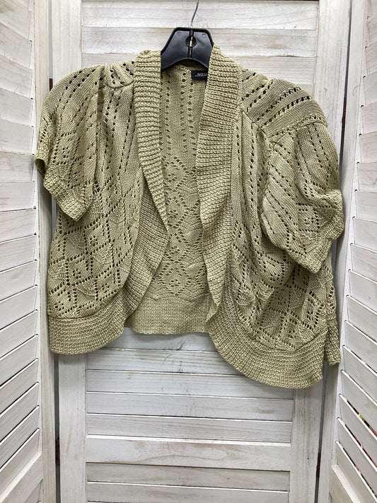 Cardigan By Clothes Mentor In Beige, Size: L