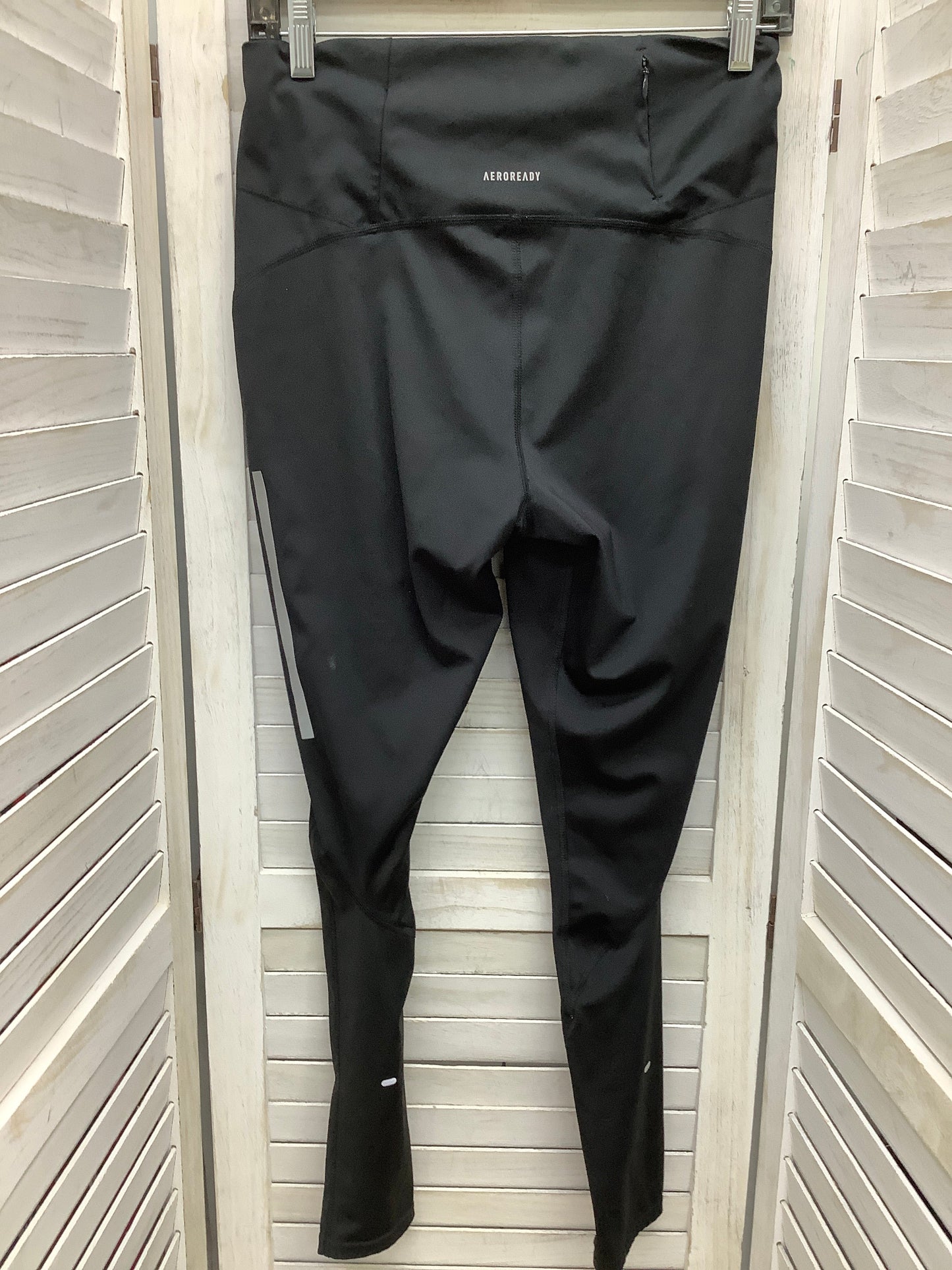 Athletic Leggings By Adidas In Black, Size: M