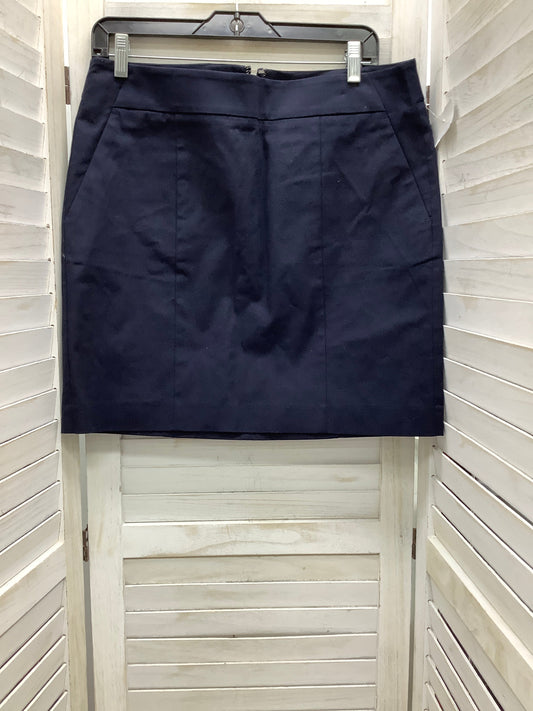 Skirt Midi By Ann Taylor In Navy, Size: 8