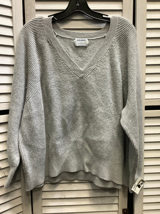 Sweater By Old Navy In Grey, Size: 2x