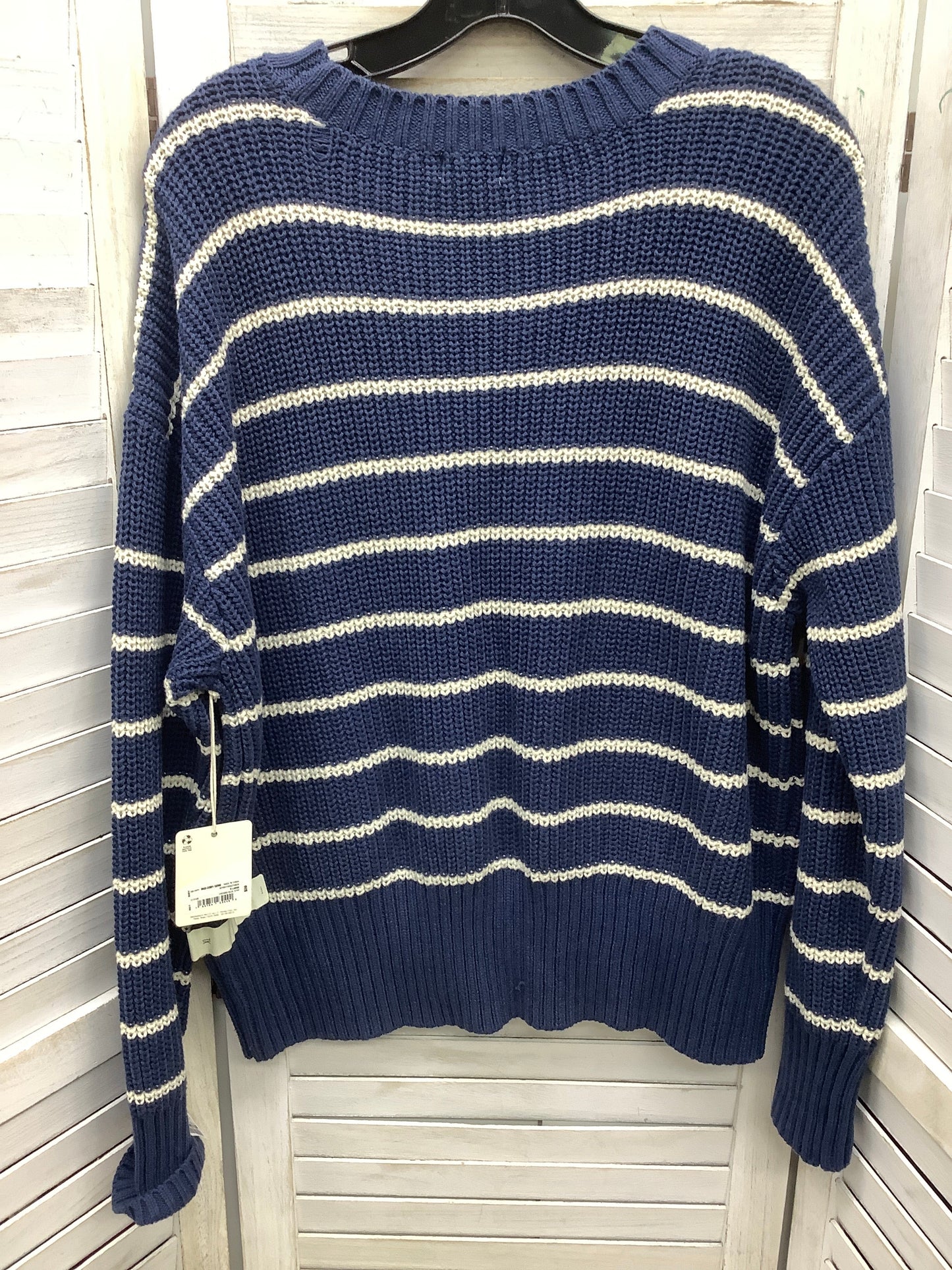 Sweater By Ana In Striped Pattern, Size: Xl