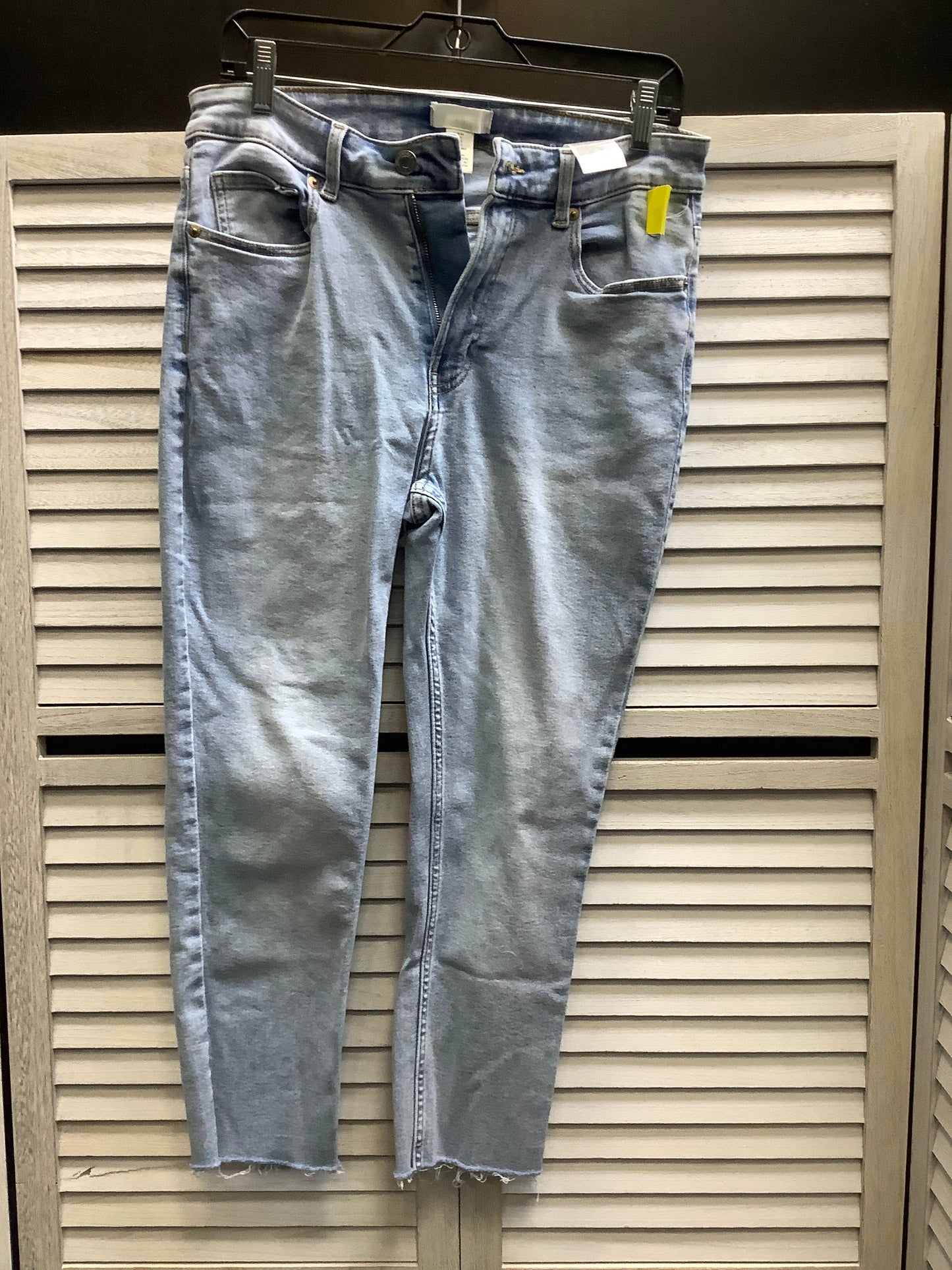 Jeans Skinny By H&m In Blue Denim, Size: 12