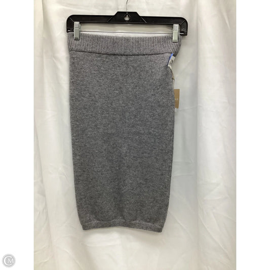 Skirt Midi By Forever 21 In Grey, Size: S