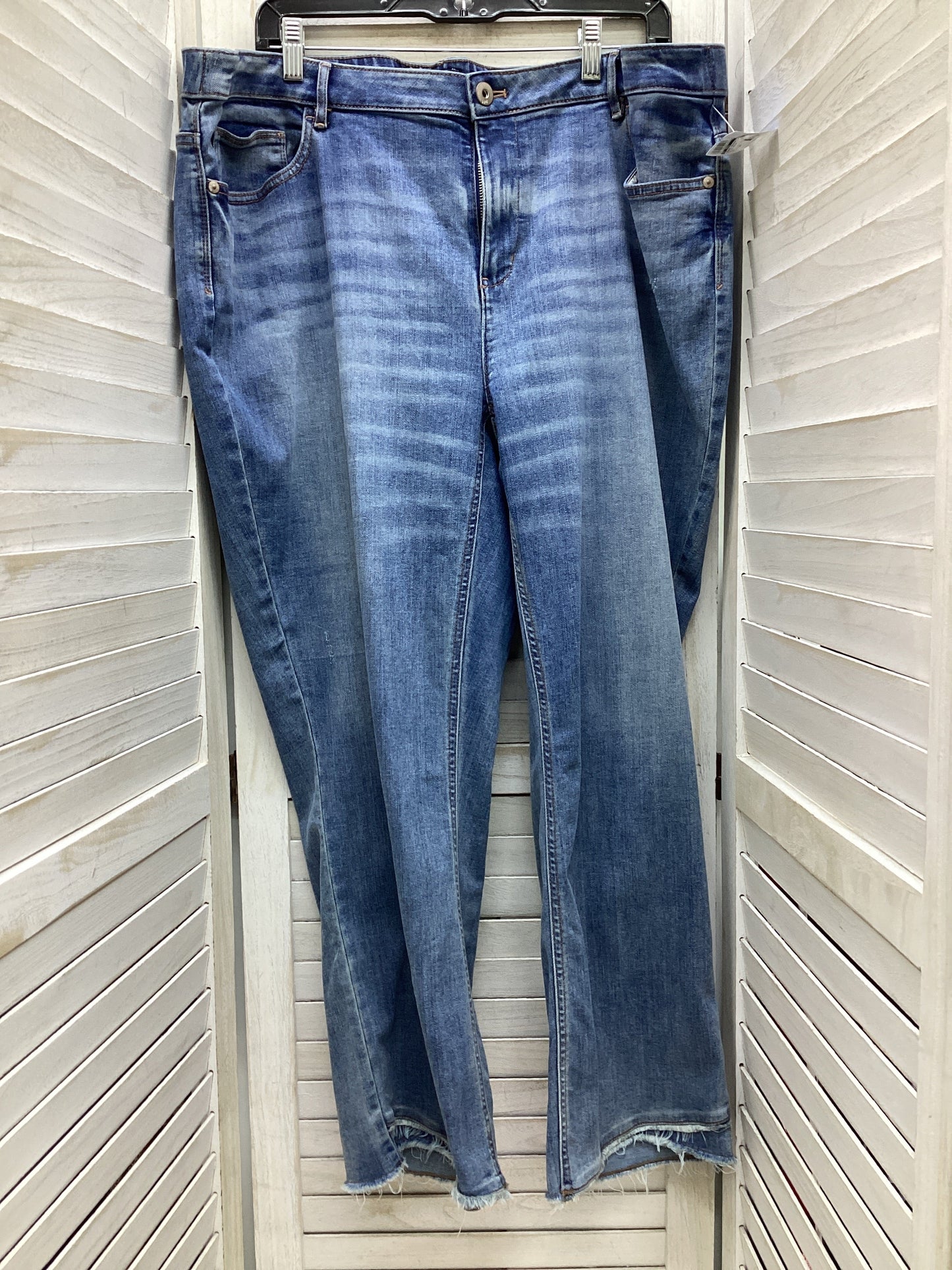 Jeans Boyfriend By J. Jill In Blue Denim, Size: 20