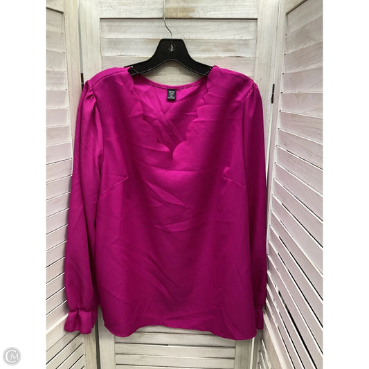 Top Long Sleeve By Shein In Purple, Size: 1x