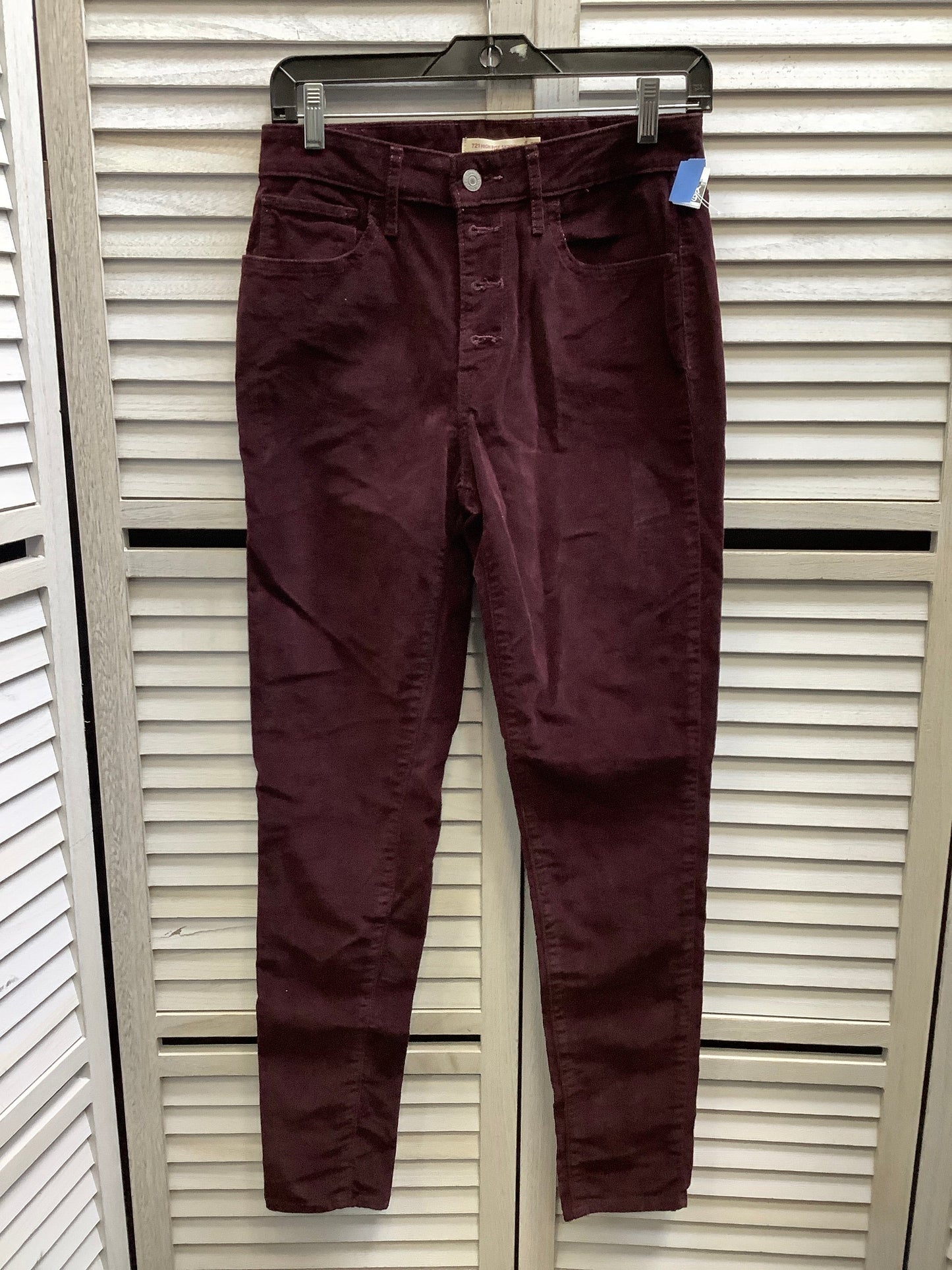 Pants Corduroy By Levis In Purple, Size: 4