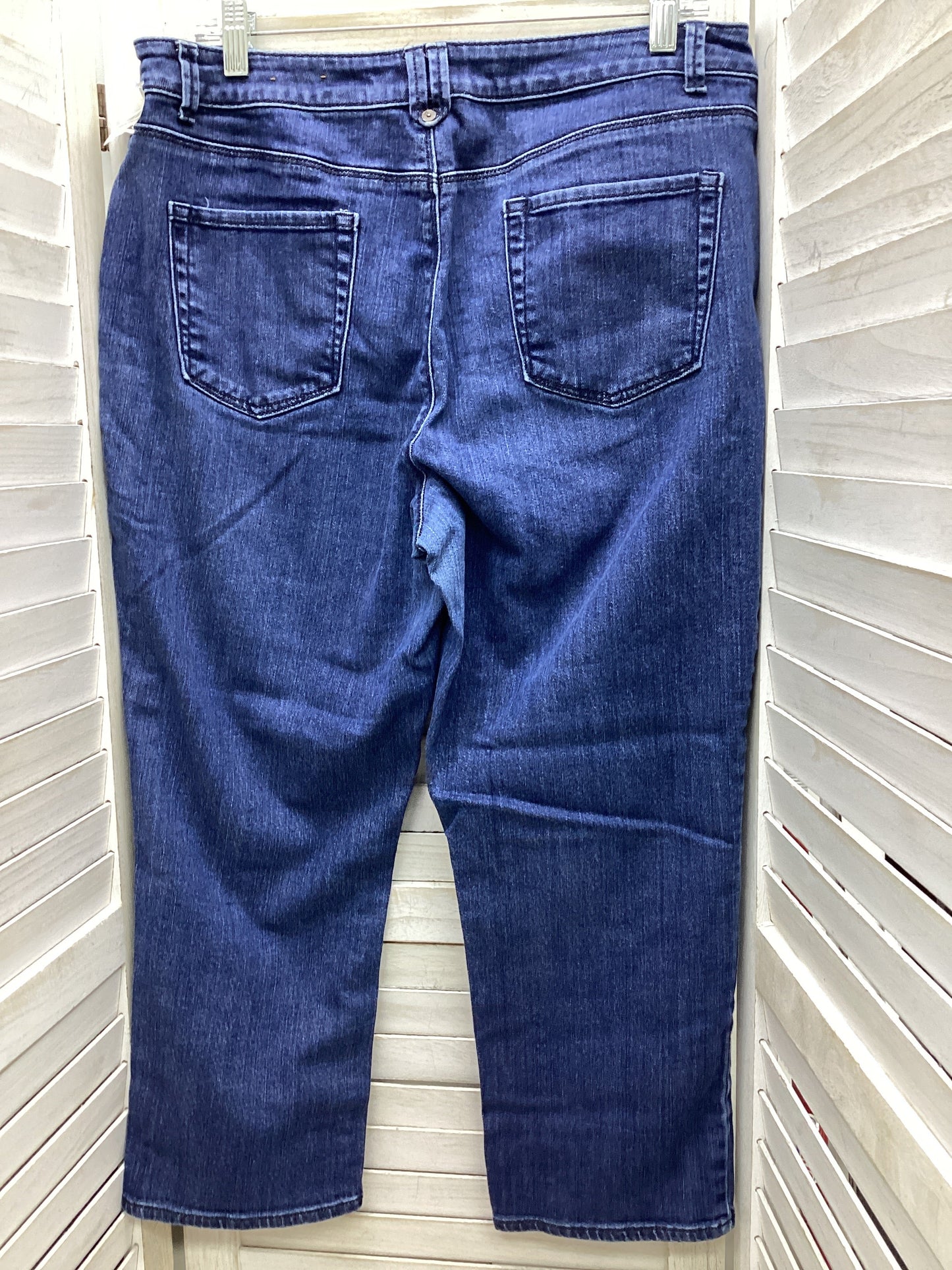 Jeans Boyfriend By Coldwater Creek In Blue Denim, Size: 12