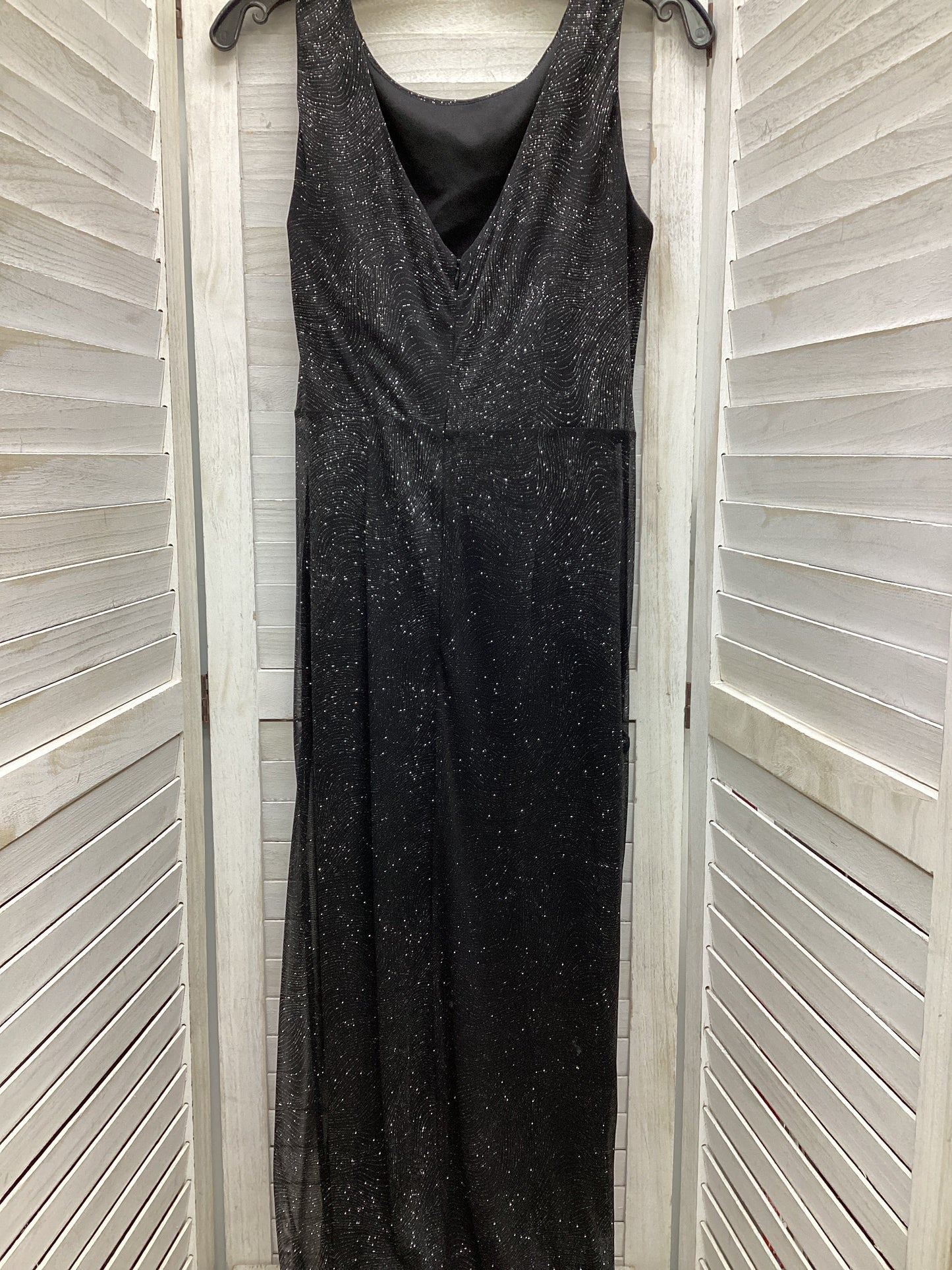 Dress Party Long By Calvin Klein In Black, Size: 8