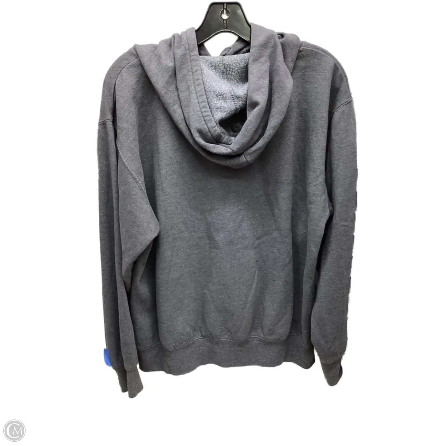 Athletic Sweatshirt Hoodie By Disney Store In Grey, Size: M