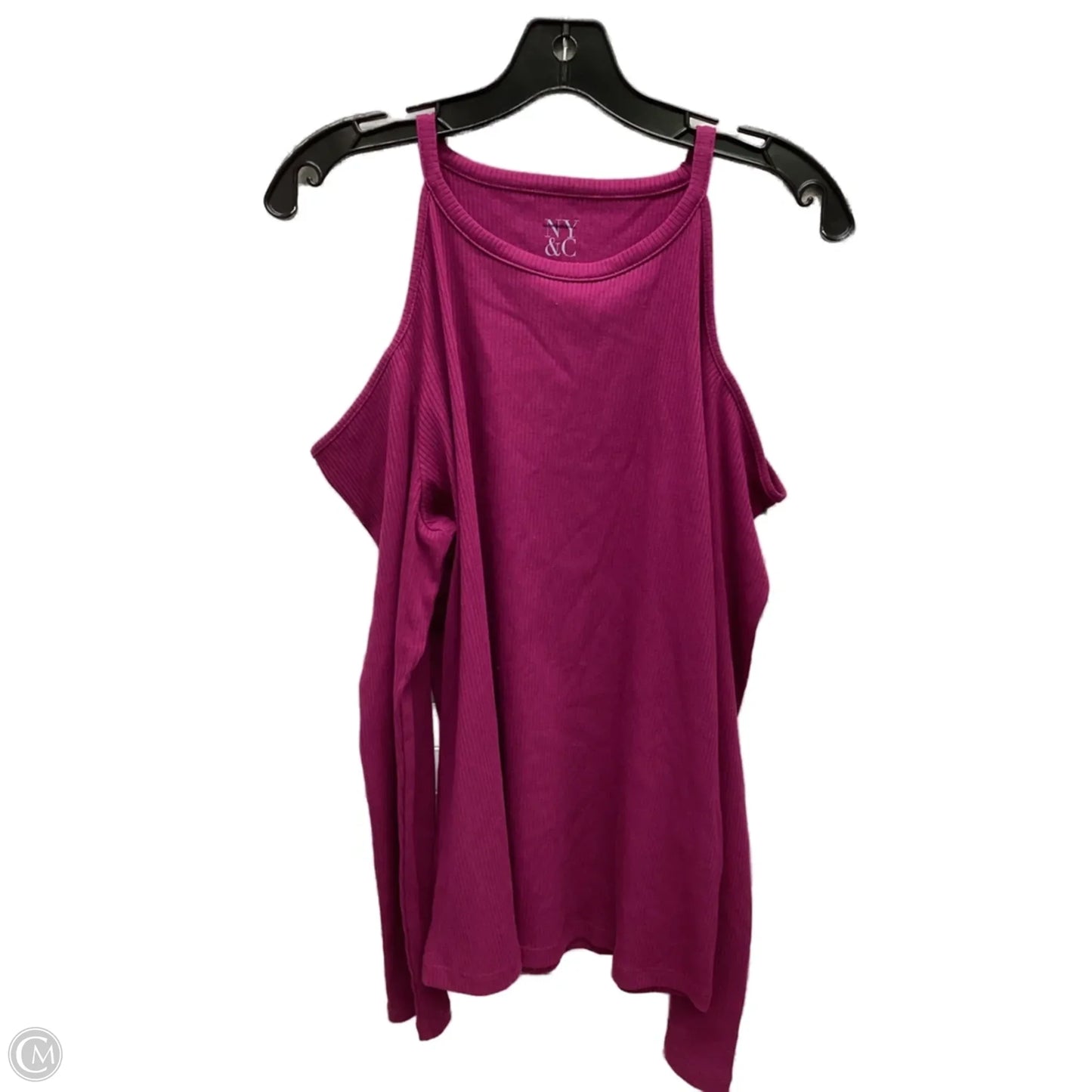 Top Long Sleeve By New York And Co In Purple, Size: L