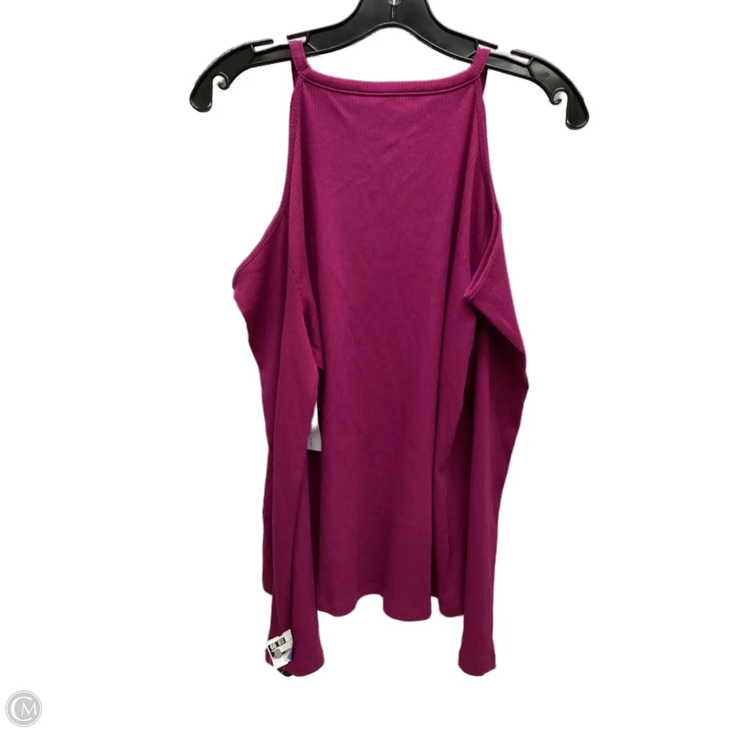 Top Long Sleeve By New York And Co In Purple, Size: L