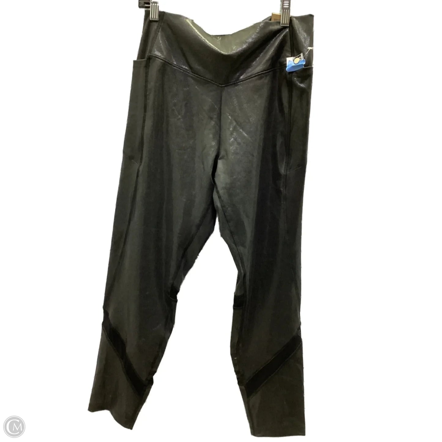 Athletic Leggings By Pink In Grey, Size: L