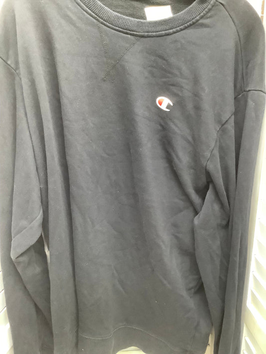 Sweatshirt Crewneck By Champion In Black, Size: 2x