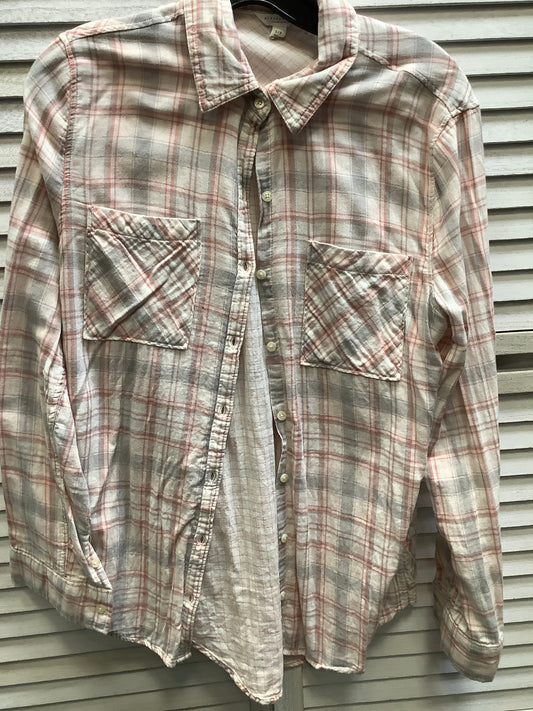 Plaid Top Long Sleeve Basic Aeropostale, Size S