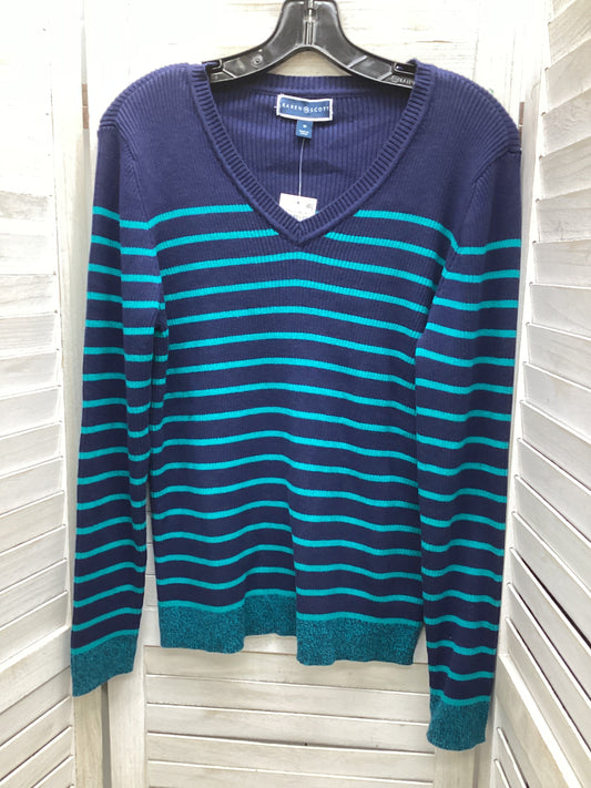 Sweater By Karen Scott In Blue Green, Size: M