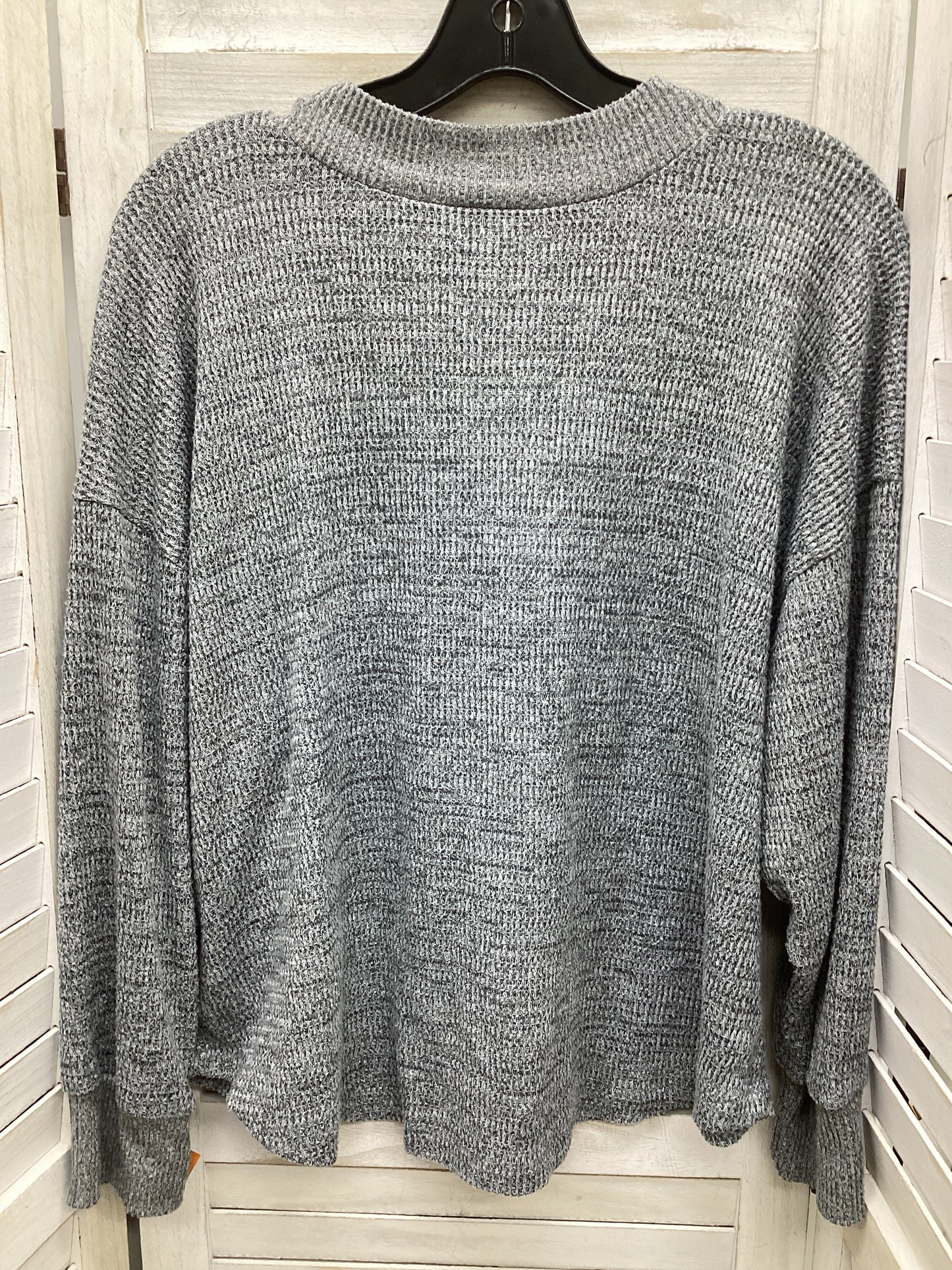 Sweater By Sonoma In Grey, Size: 2x