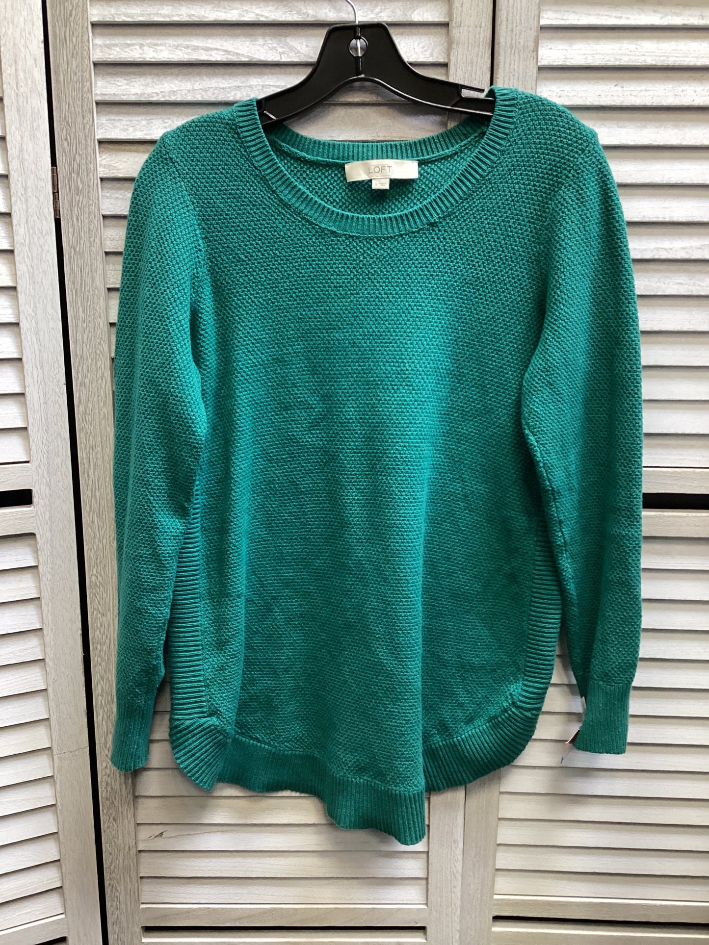 Sweater By Loft In Teal, Size: S