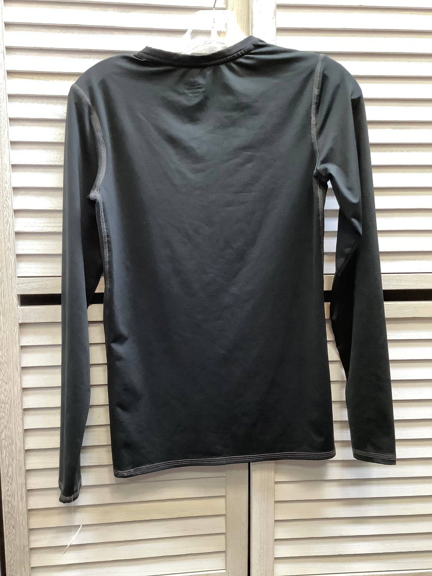 Athletic Top Long Sleeve Crewneck By Champion In Black, Size: Xl