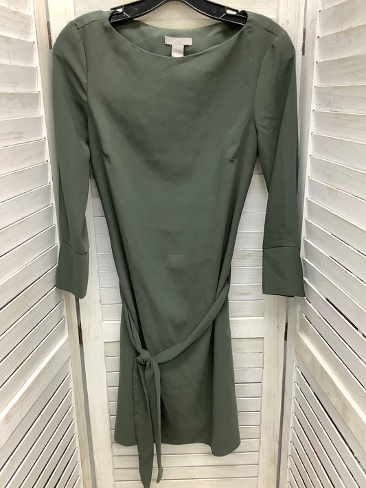 Dress Casual Midi By H&m In Green, Size: 2