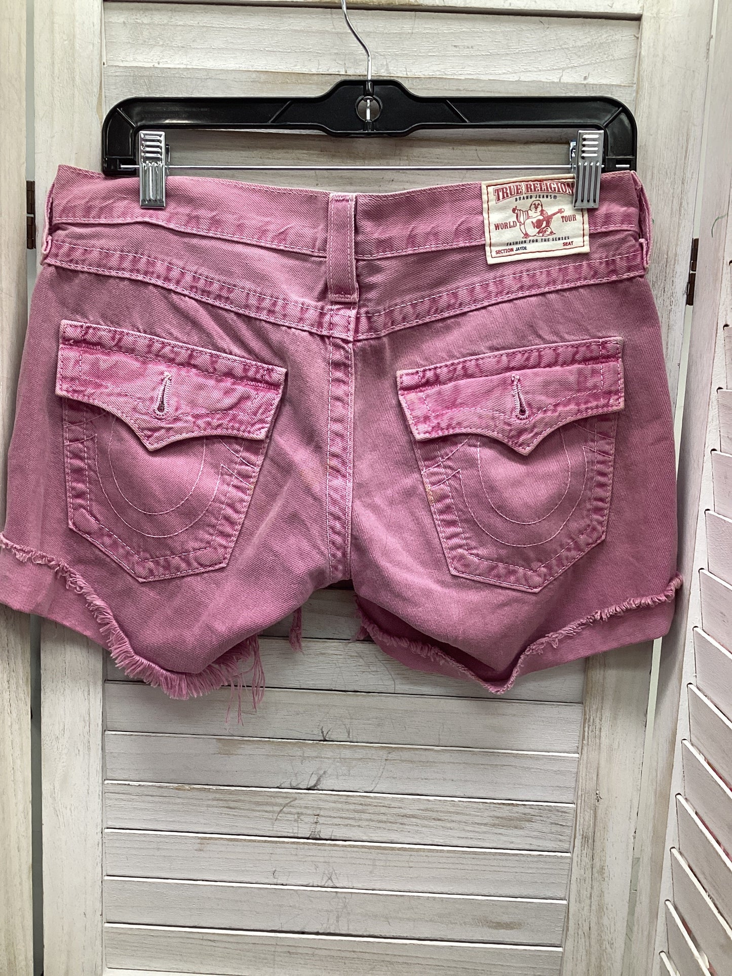 Shorts By True Religion In Pink, Size: 24