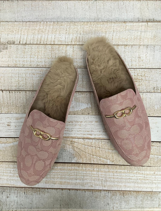 Pink Shoes Designer Coach, Size 7