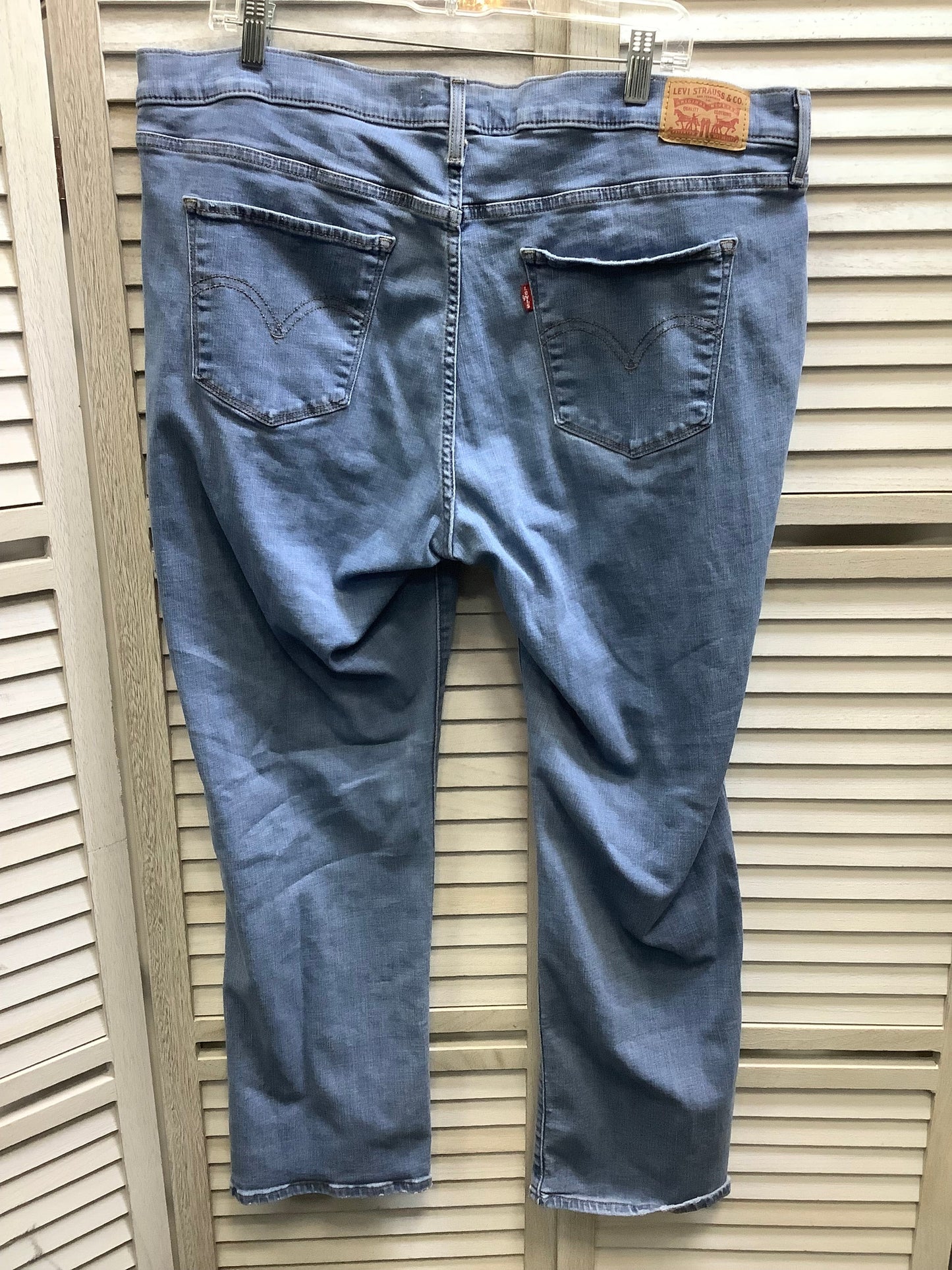 Blue Denim Jeans Straight Levis, Size 20