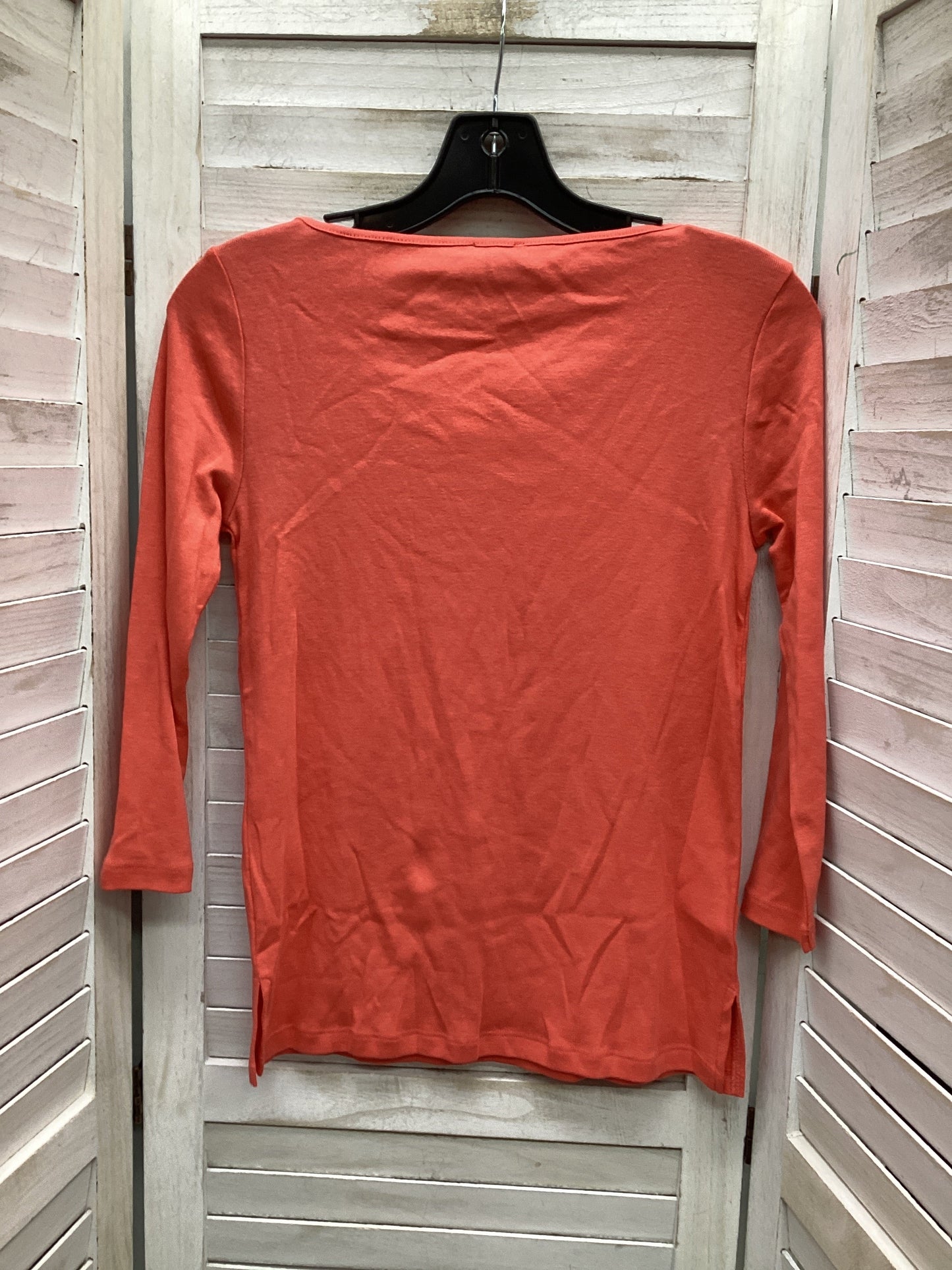 Top Short Sleeve By Ann Taylor In Coral, Size: Xs