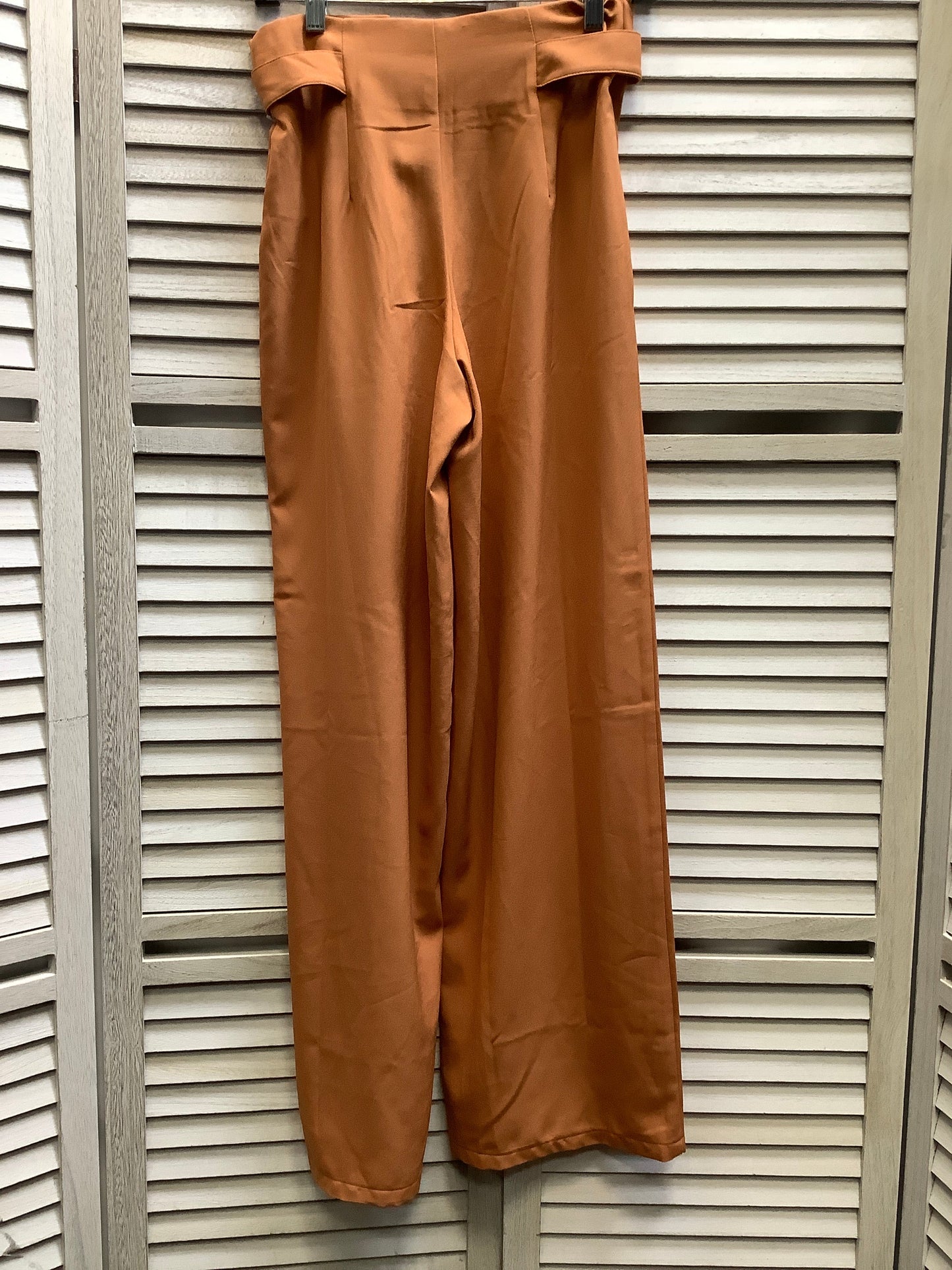 Orange Pants Wide Leg Forever 21, Size Xs