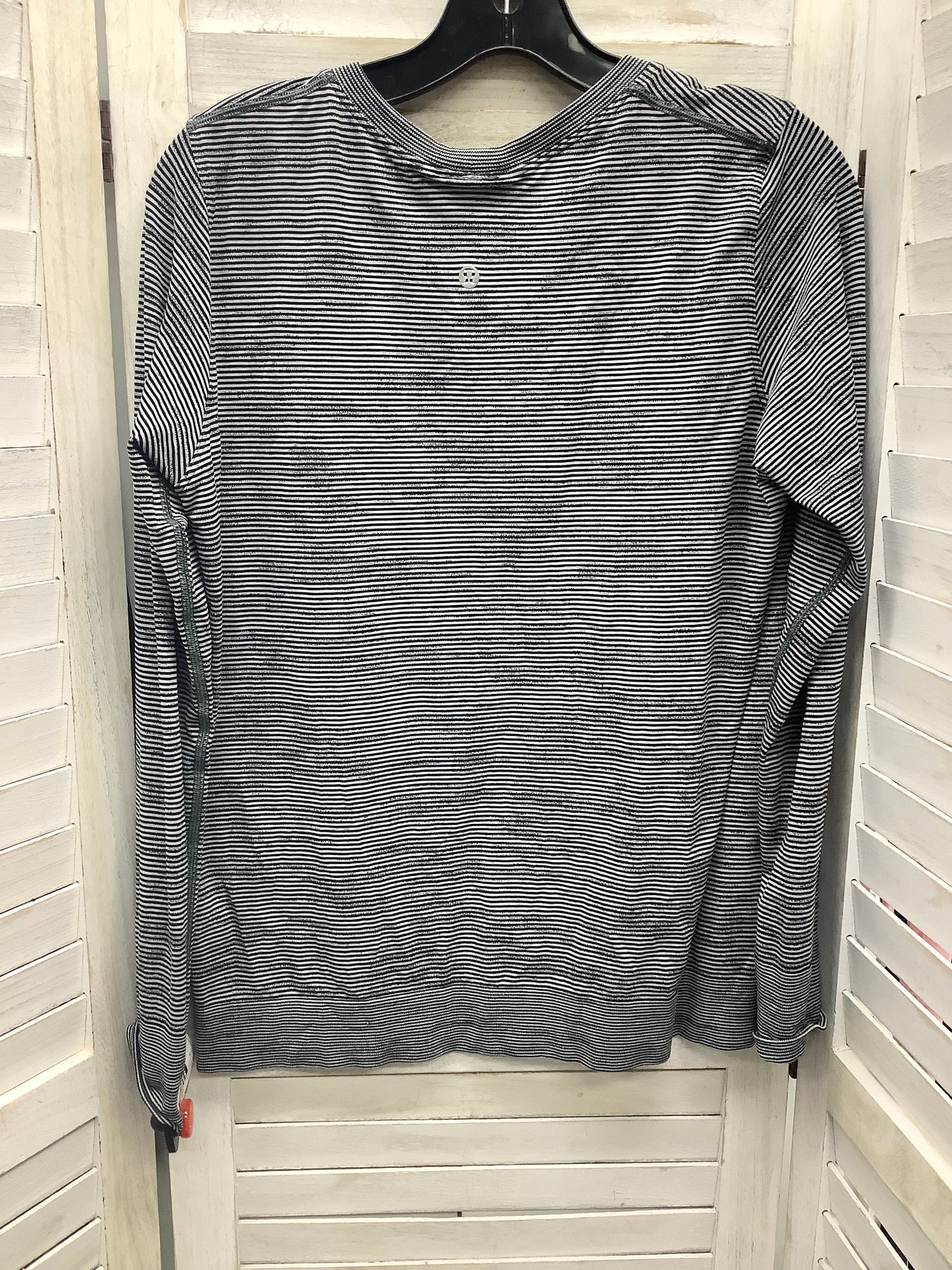 Striped Pattern Top Long Sleeve Lululemon, Size M