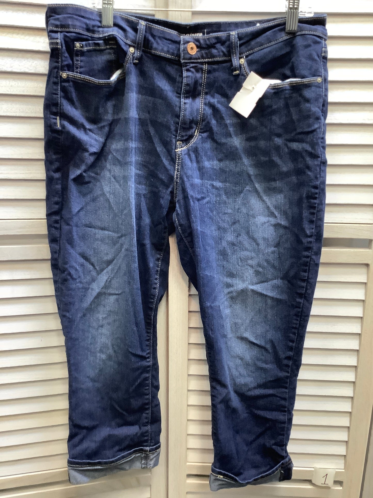 Denim Jeans Cropped Levis, Size 16