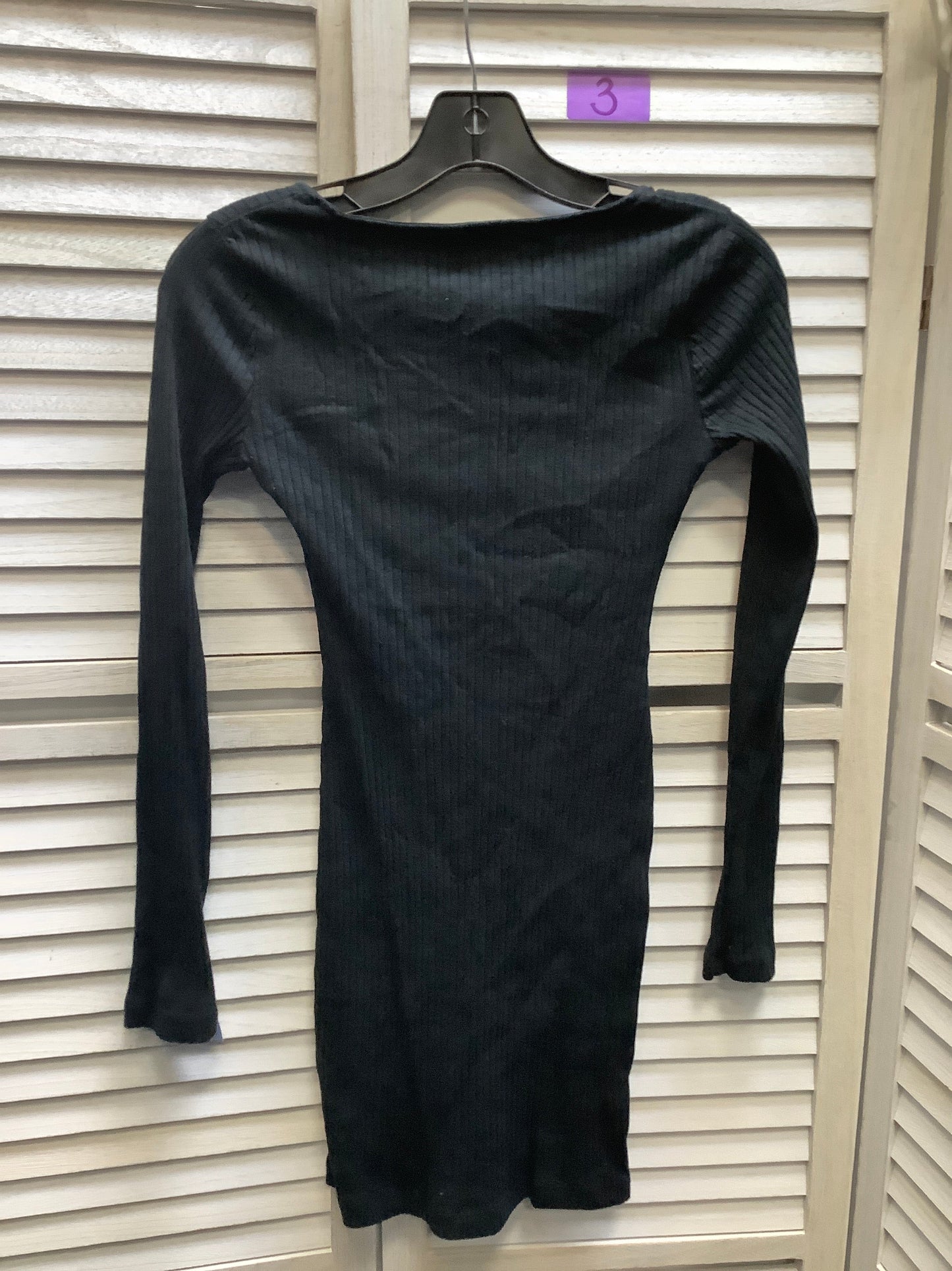 Black Dress Casual Midi Wild Fable, Size Xs