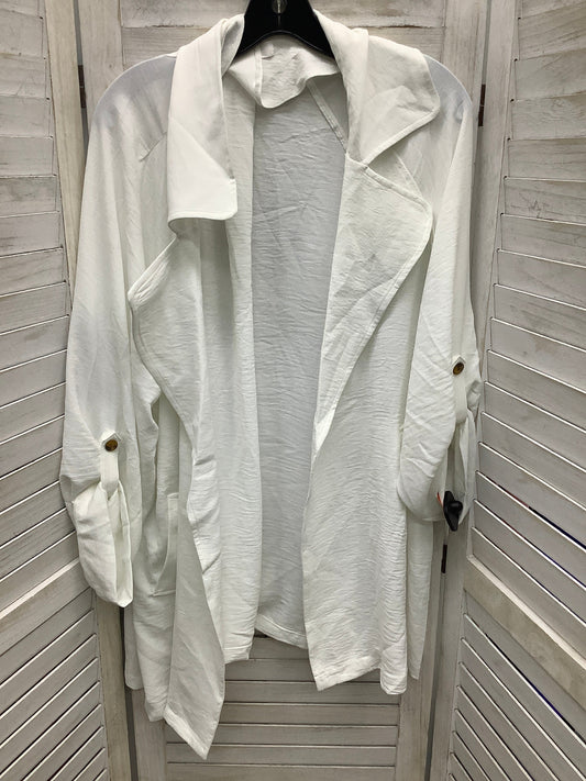 White Tunic Long Sleeve Clothes Mentor, Size 1x