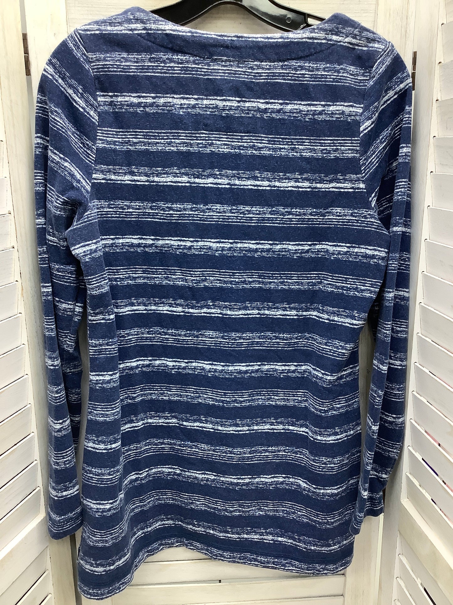 Striped Pattern Top Long Sleeve Sonoma, Size S