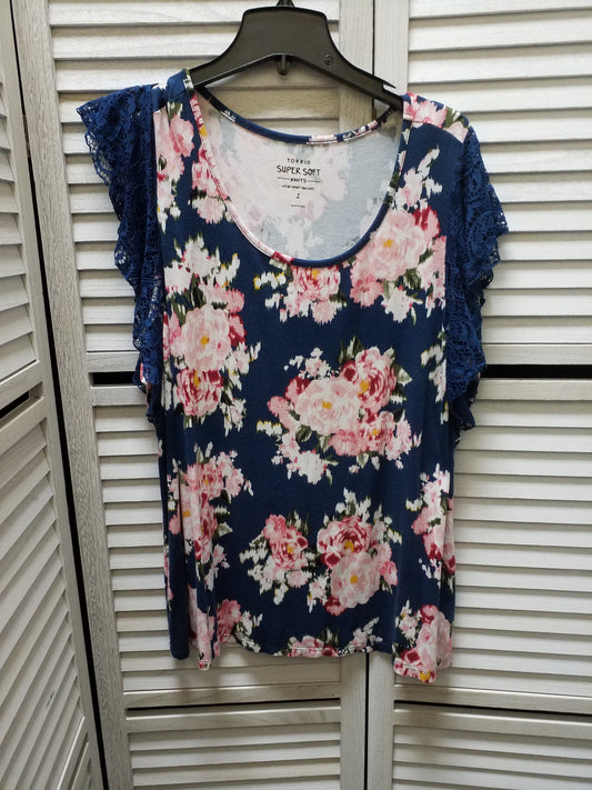 Top Short Sleeve Basic By Torrid  Size: 2x