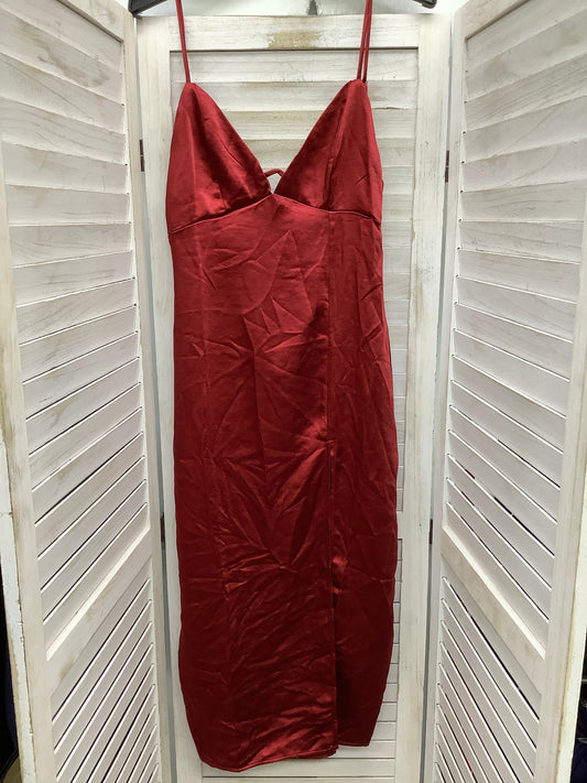 Dress Party Midi By Wild Fable In Red, Size: M