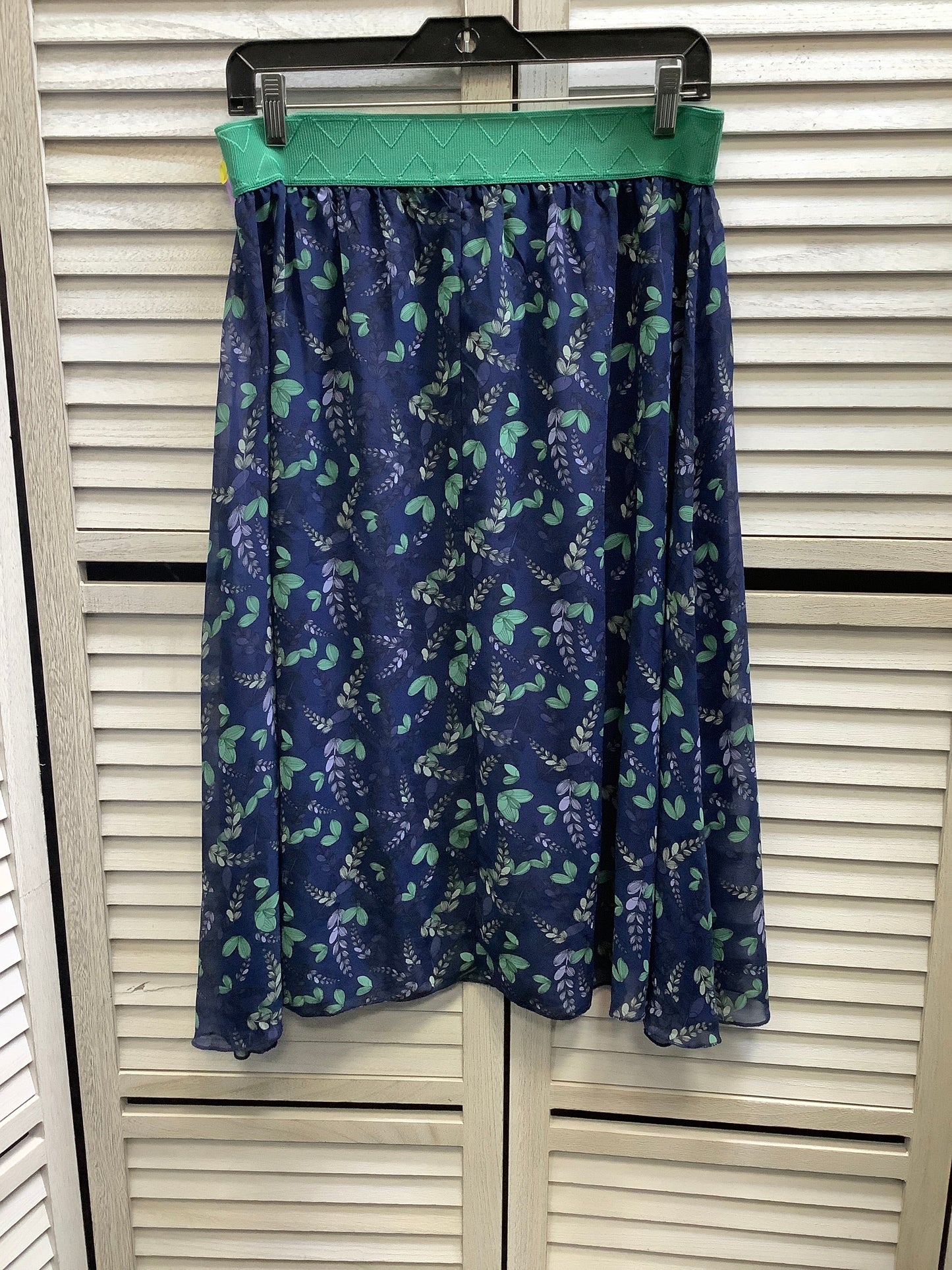 Skirt Midi By Lularoe In Blue, Size: S