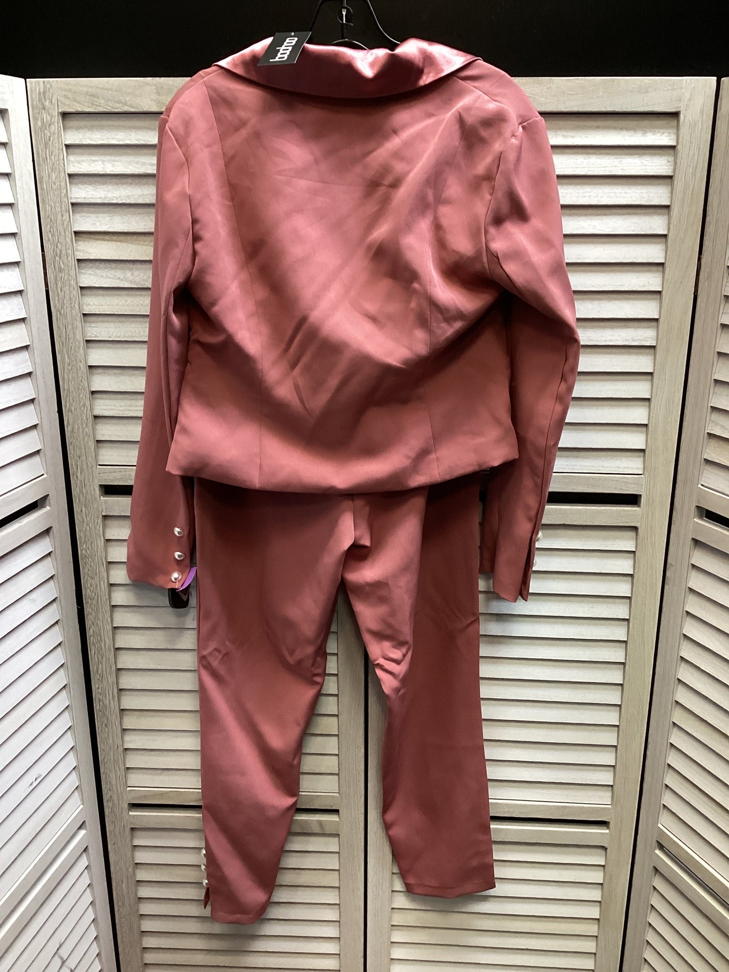 Pants Suit 2pc By Boohoo Boutique In Pink, Size: 6