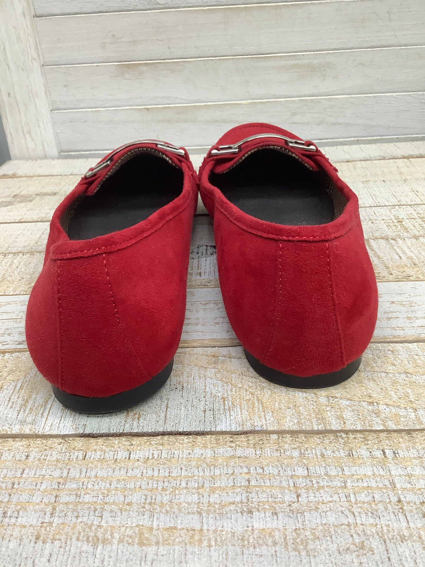 Red Shoes Flats Coach, Size 7.5